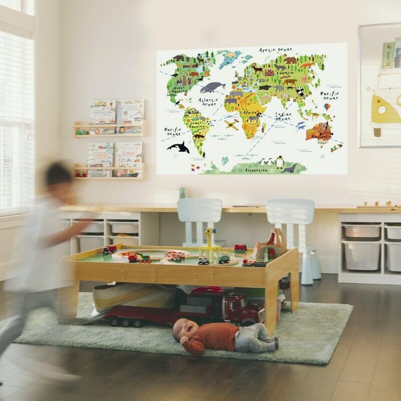 Harta lumii pentru copii